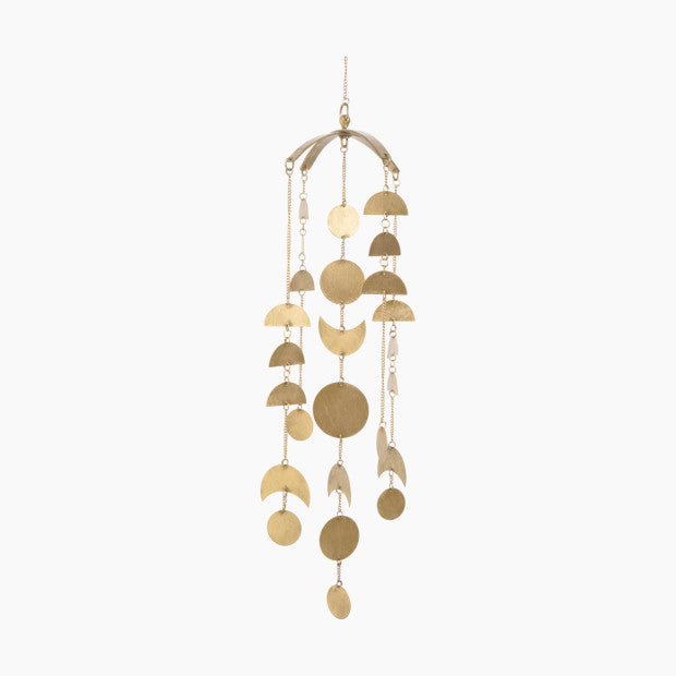 used Crane Baby Luna Brass Finish Ceiling Hanging, Luna