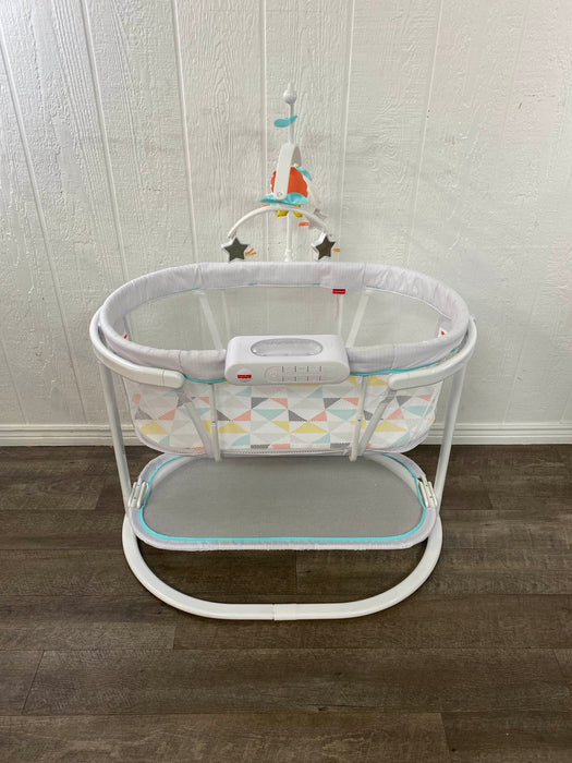 secondhand Fisher Price Smart Connect Soothing Motions Bassinet