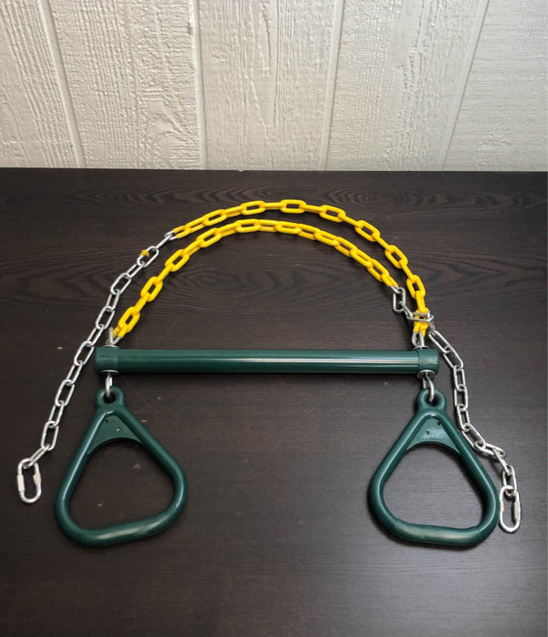 used Eastern Jungle Gym Heavy-Duty High Back Full Bucket Toddler Swing