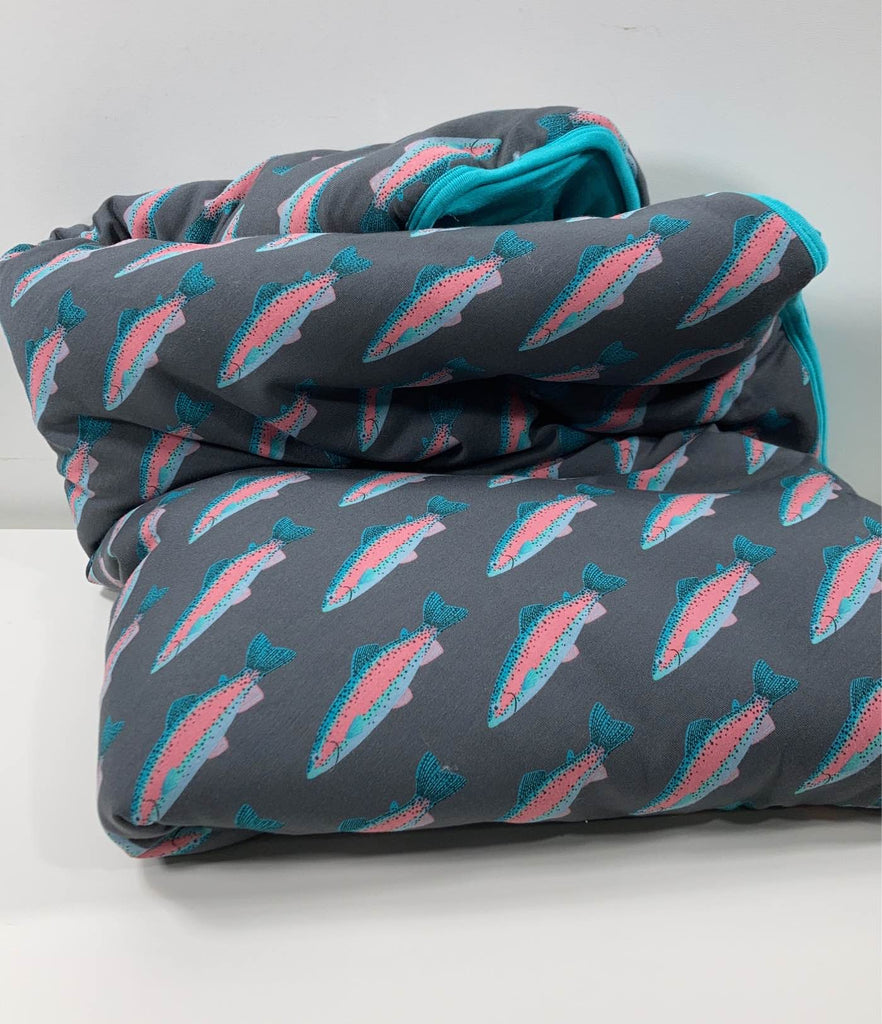 Kickee Pants Fluffle Padded Playmat, Stone Rainbow Trout