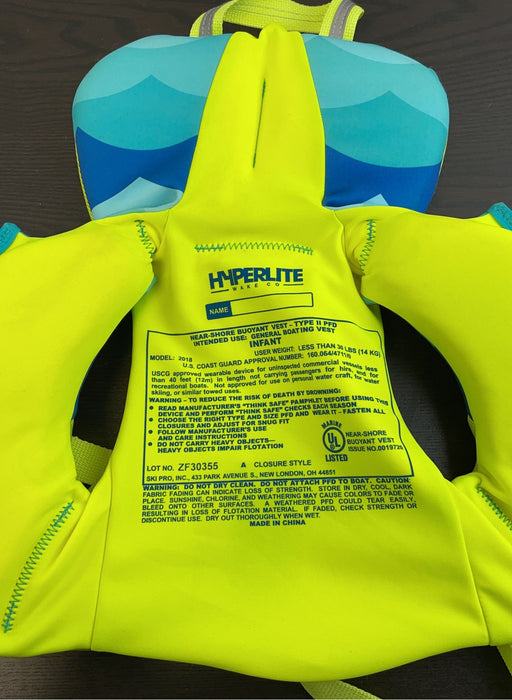 Shop Hyperlite Wake Co Pro V Life Jacket, Infant at GoodBuy Gear