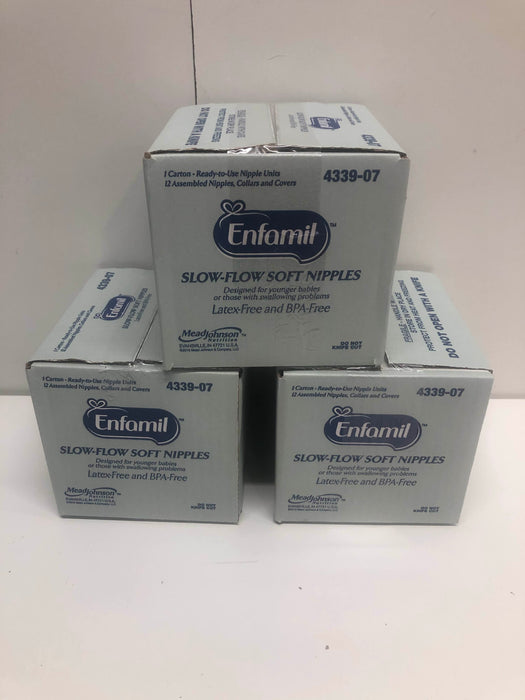 used BUNDLE Enfamil Nipples, 3 Cases of 12 Slow Flow