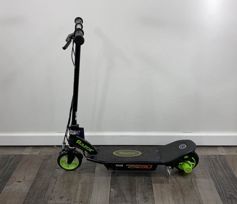 secondhand Razor E90 Electric Scooter, Green