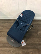 used BabyBjorn Bouncer Bliss, Midnight Blue Cotton