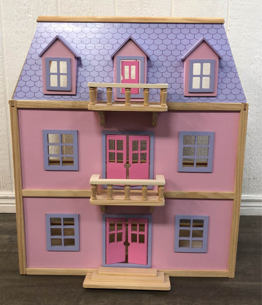 secondhand Melissa & Doug Multi Level Dollhouse