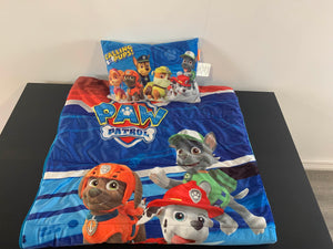 Nickelodeon paw patrol teepee tent sleeping bag set hotsell with bonus pillow