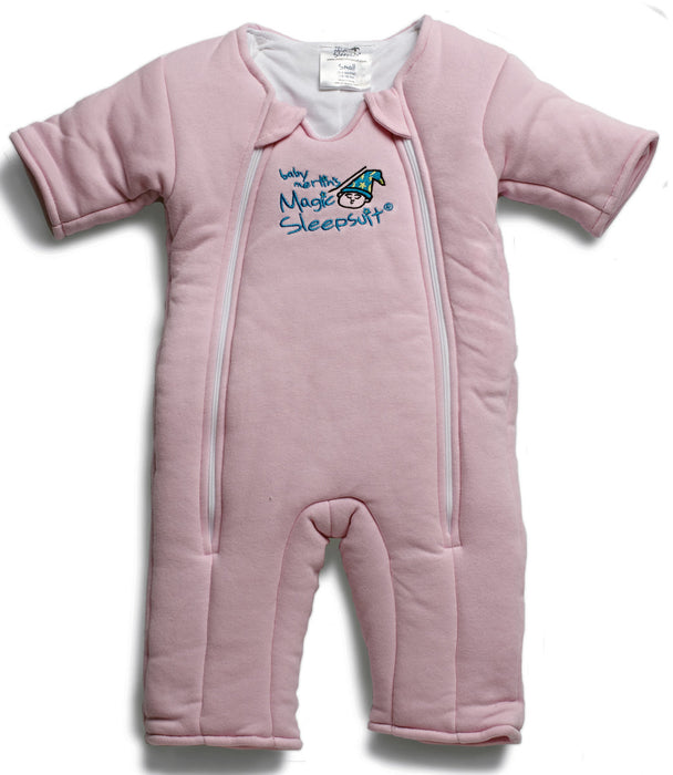 used Baby Merlin's Magic Sleepsuit, Large 6-9 Months, Cotton, Pink