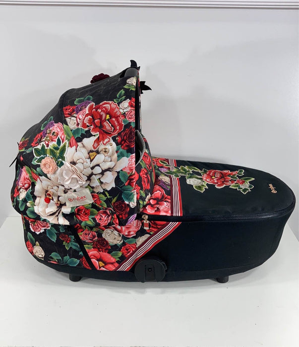 Shop Cybex MIOS LUX Carry Cot, Black Spring Blossom at GoodBuy Gear