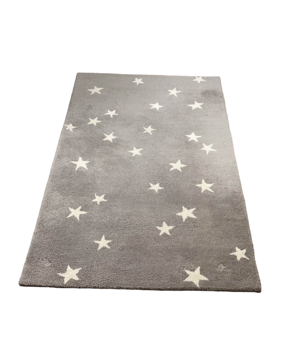 secondhand Pottery Barn Kids Starry Skies Rug, 3’x5’ Gray