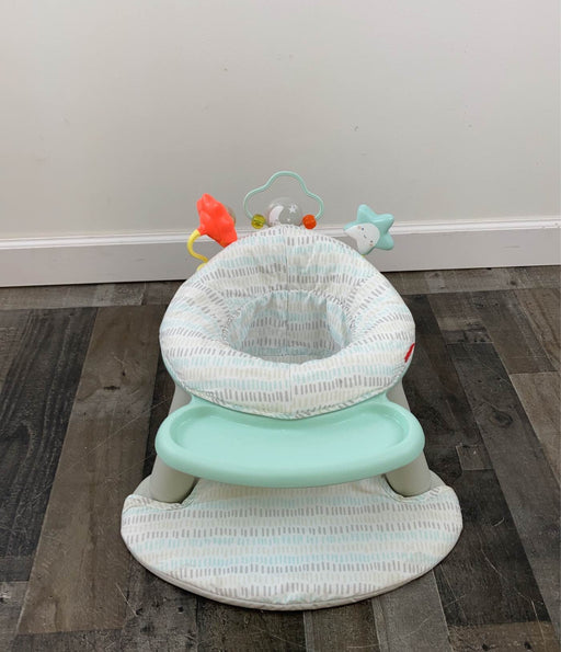 used Skip Hop 2-in-1 Sit-up Activity Baby Chair, Silver Cloud Lining