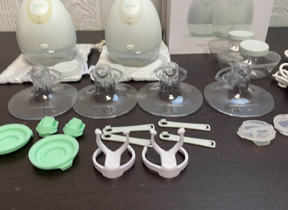 Shop Elvie Breast Pump, Double, 24mm & 28mm Flanges at GoodBuy Gear