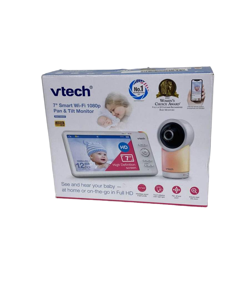 VTech 7” Smart WiFi 1080p Pan & Tilt Monitor