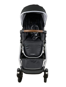 secondhand Mockingbird Single to Double Stroller, 2022, Silver with Penny Leather, Watercolor Drops, Black