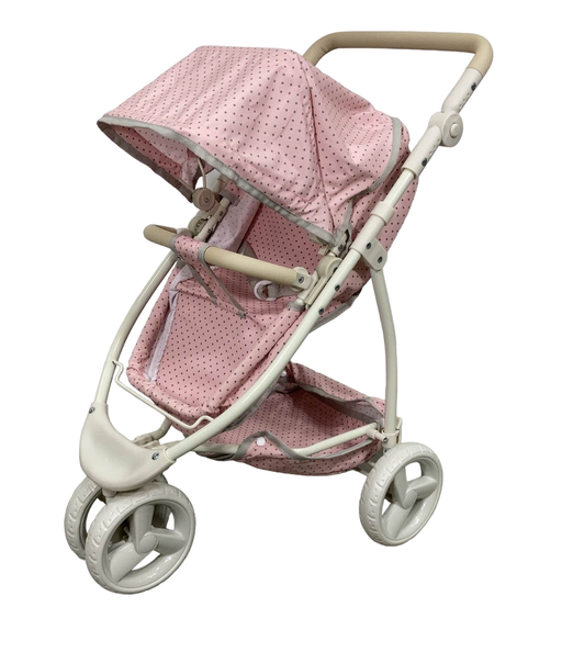 used Olivia's Little World Polka Dots Princess 2-in-1 Baby Doll Stroller