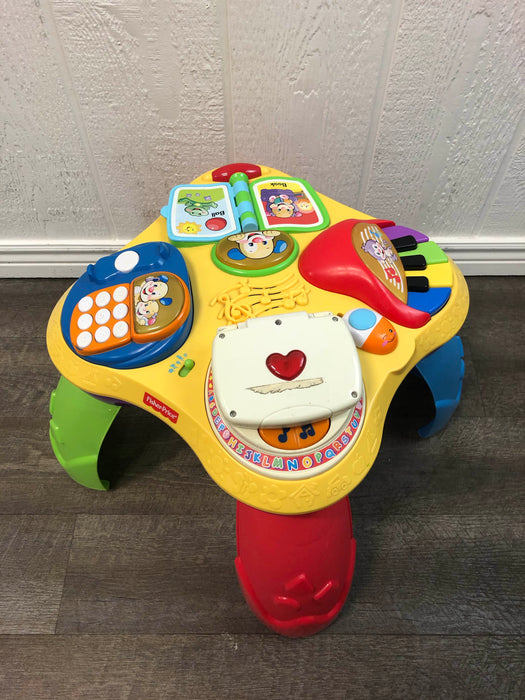 secondhand Fisher Price Laugh & Learn Learning Table, Puppy & Friends