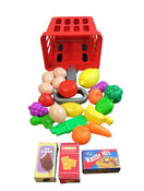 secondhand Playkidz Fill and Roll Grocery Basket