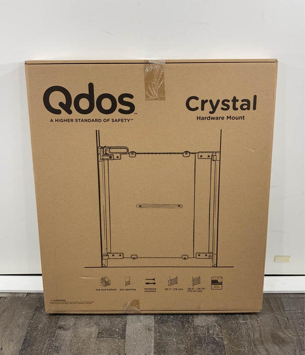 used Qdos Crystal Designer Baby Safety Gate Hardware Mount