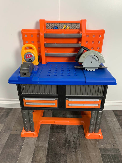 used American Plastic Toys Deluxe Work Bench