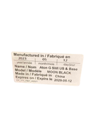 Shop Cybex Aton G Swivel Infant Car Seat and Base, 2023, Moon Black at GoodBuy Gear