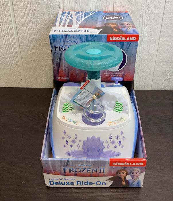 used Kiddieland Disney Frozen 2 Deluxe Activity Ride-Only