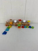 used Fat Brain Toys Wooden Stacking Train