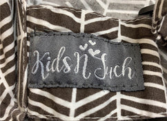 Shop Kids N’ Such Nursing Cover With Sewn In Burp Cloth, Black and White at GoodBuy Gear