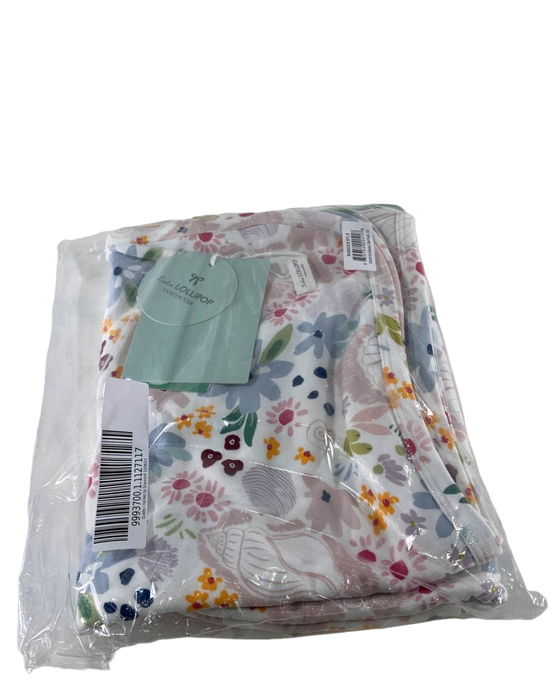 used LouLou Lollipop Stretch Knit Blanket, Shell Floral