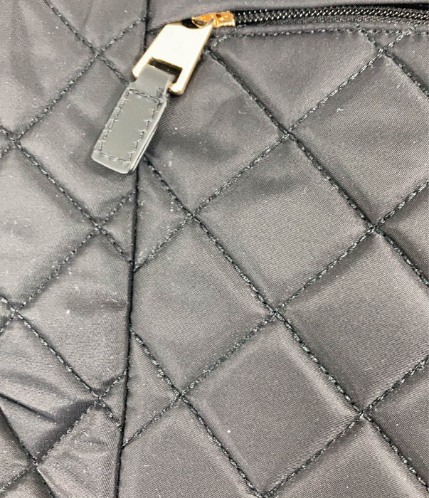 Shop StorkSak Stevie Quilt Diaper Bag, Black at GoodBuy Gear