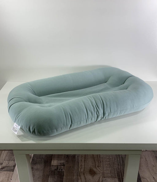 used Snuggle Me Organic Sensory Infant Lounger, Slate