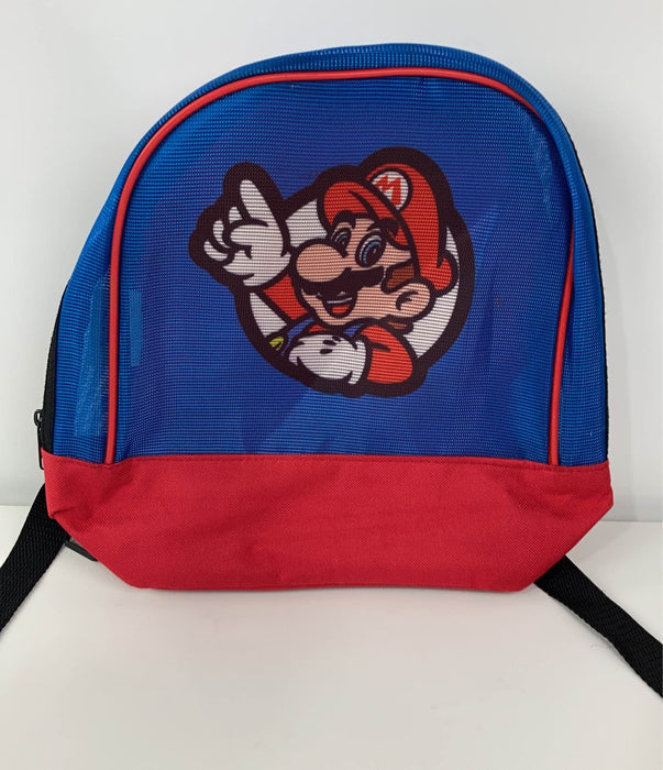 used Kid's Backpack, -Mario Mesh 11” x 12”