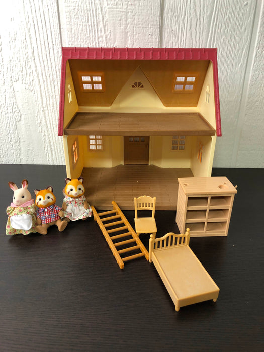 used Calico Critters Cozy Cottage