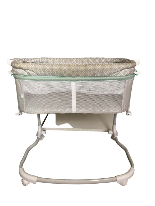 used Ingenuity Dream & Grow Bedside Bassinet, gray white