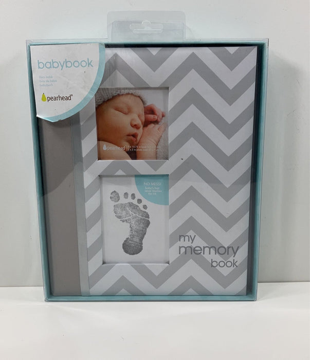 used Pearhead Chevron Baby Memory Book