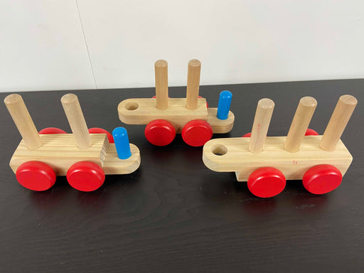 secondhand Melissa & Doug Stacking Train Toddler Toy