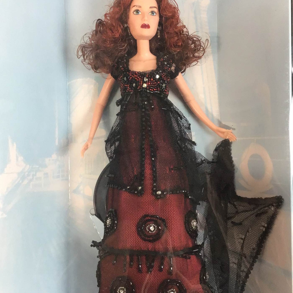 open lace back dress Barbie Titanic Rose