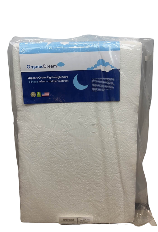 secondhand Organic Dream Organic Cotton 2-Stage Lightweight Ultra Crib Mattress