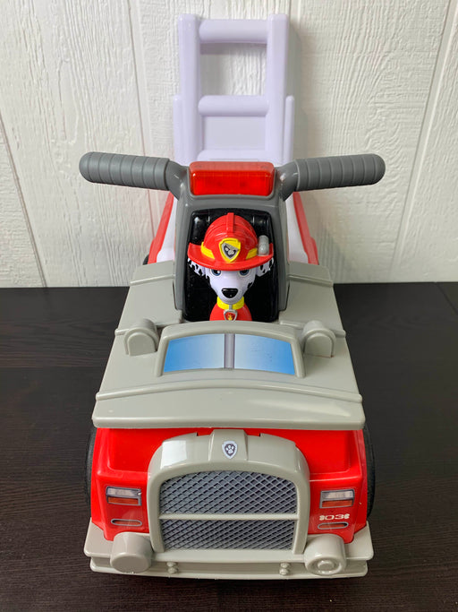 secondhand Paw Patrol Marshall Fire Truck Ride On Push Toy