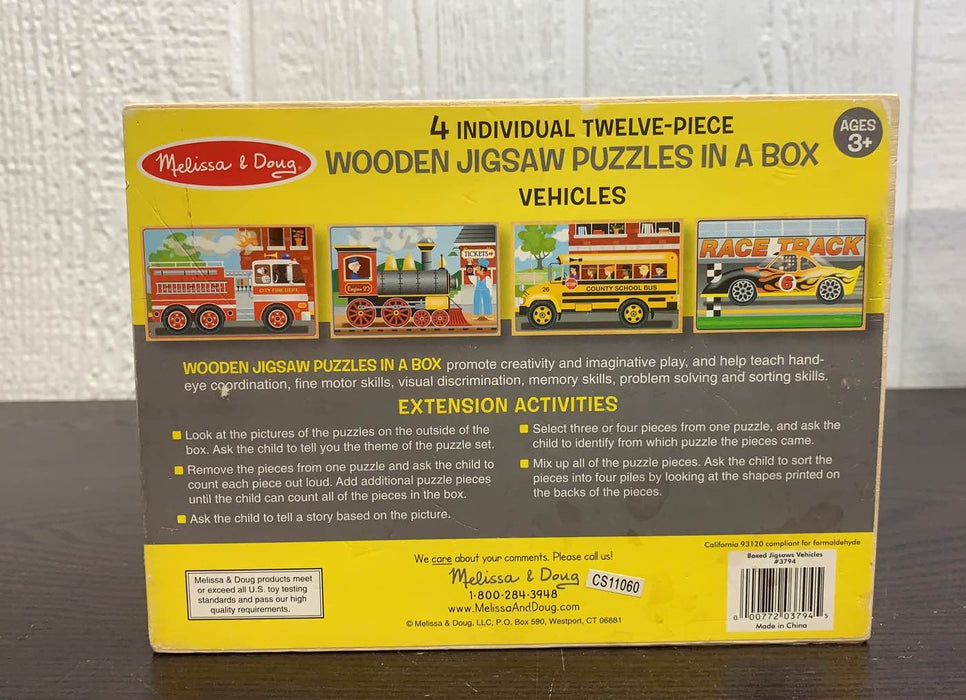 secondhand Melissa & Doug Jigsaw Puzzles In A Box
