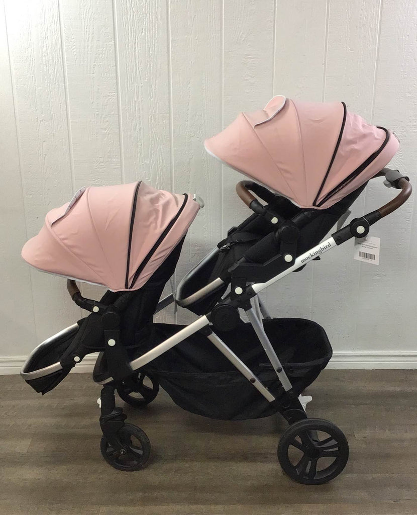 Mockingbird Double Stroller, 2021, Bloom