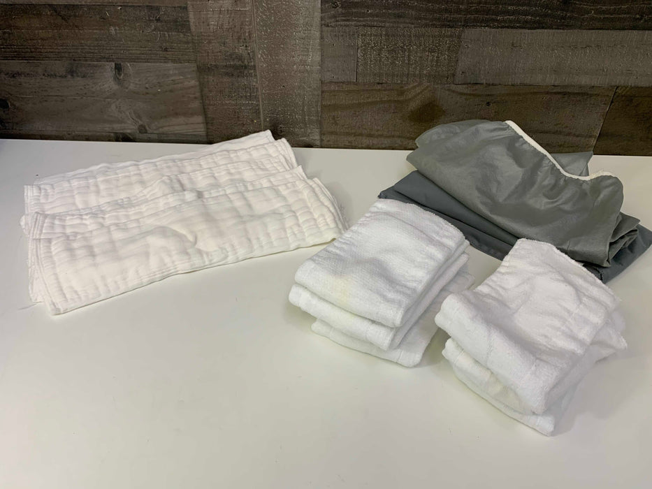 used BUNDLE Cloth Diaper Inserts