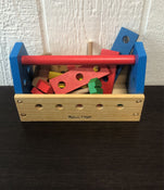 secondhand Melissa & Doug Take-Along Tool Kit Wooden Toy