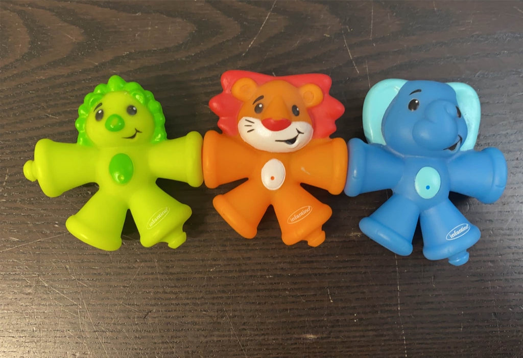 secondhand Infantino Snap & Pop Pals
