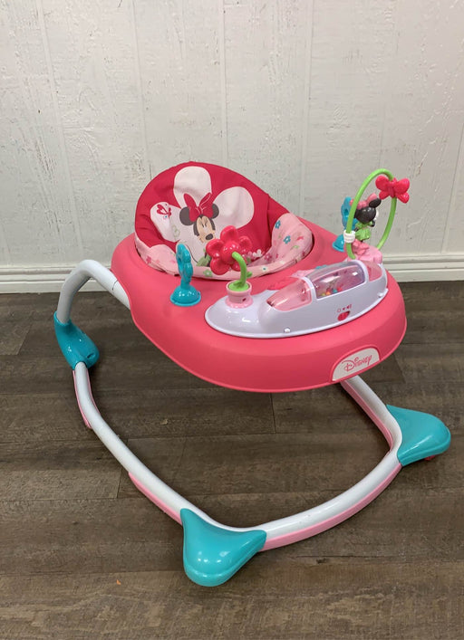 used Bright Starts Disney Baby Minnie Mouse Baby Walker With Activity Station