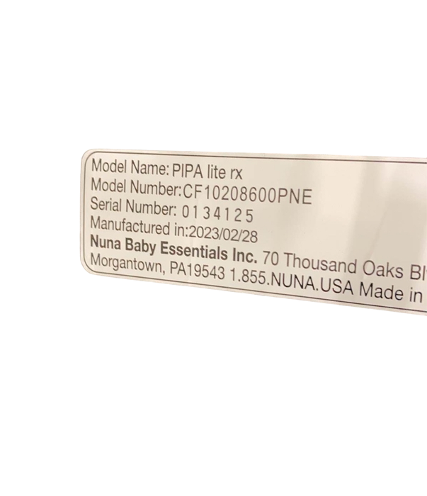 Nuna Pipa Lite RX And Pipa Relx Base, 2023, Pine