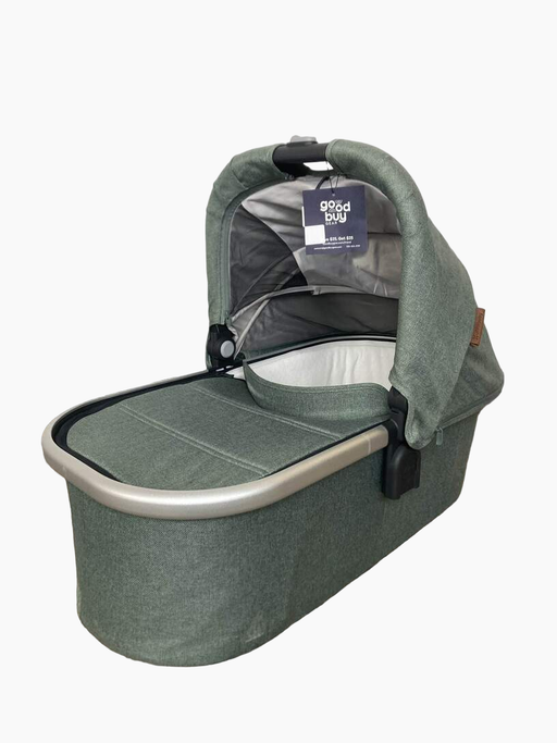Shop UPPAbaby V2 Bassinet, Emmett(Green Melange) at GoodBuy Gear