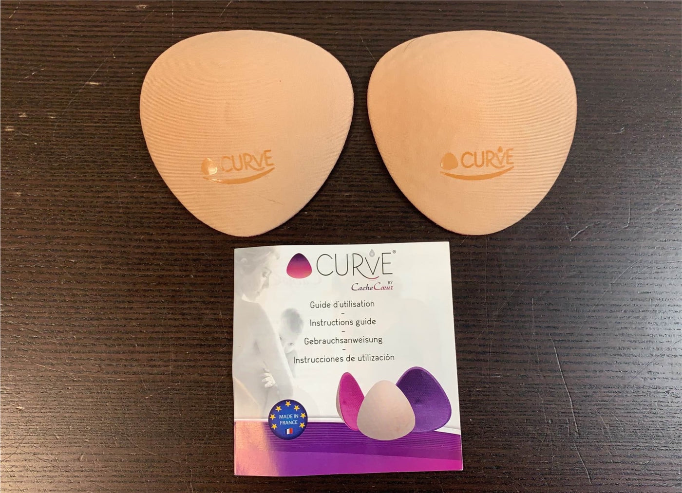 CURVE BY CACHECOEUR 2 Essential Day Washable Breastfeeding and Nursing Pads  - Ultra Absorbent - Reusable Breast Pads - Up to 9h Protection