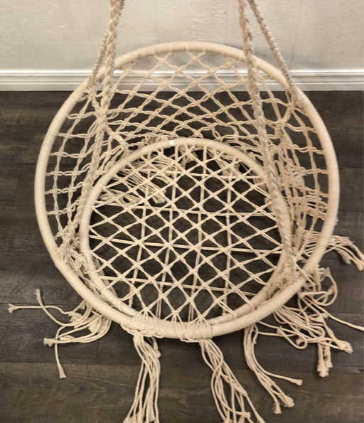 used Hanging Macrame Hammock Chair