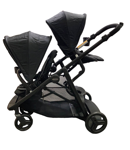 secondhand Graco Ready2Grow LX 2.0 Double Stroller, 2022, Gotham