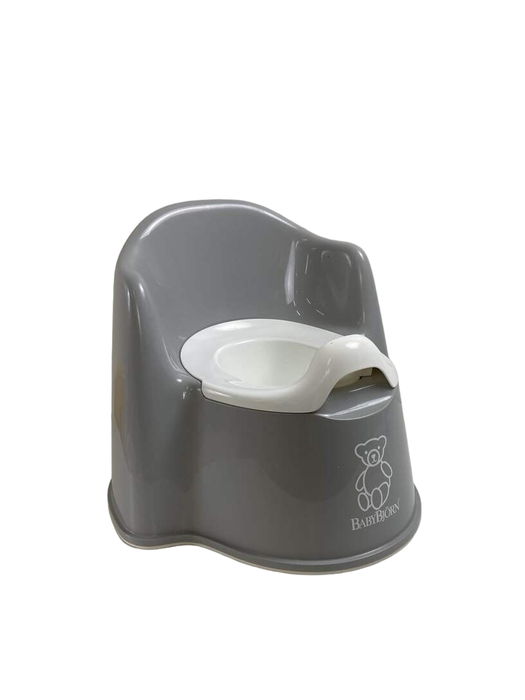 used BabyBjorn Potty Chair, Gray/White
