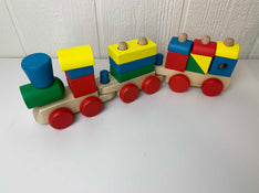 used Melissa & Doug Stacking Train Toddler Toy